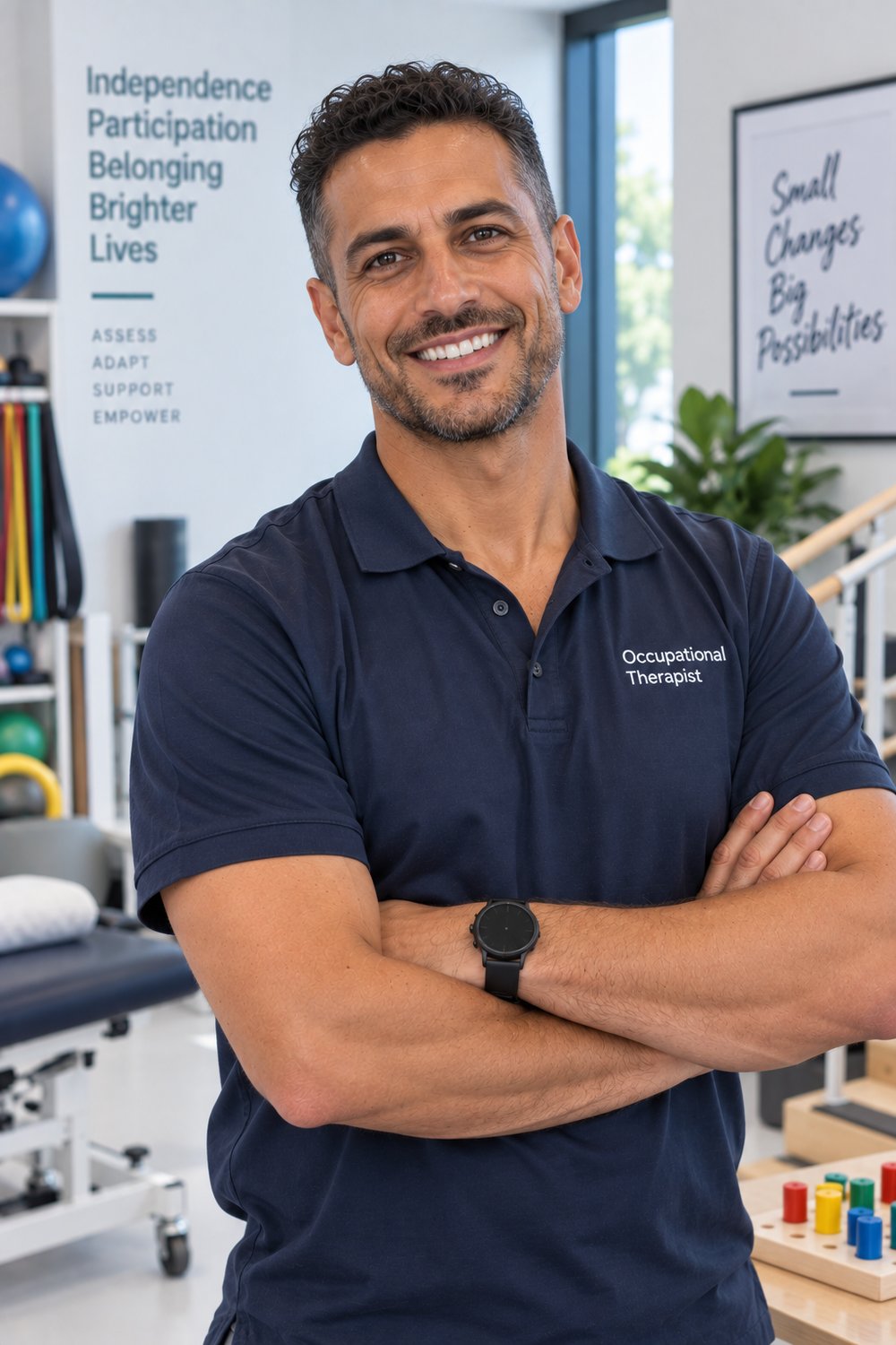 Occupational therapist using ClearCPD